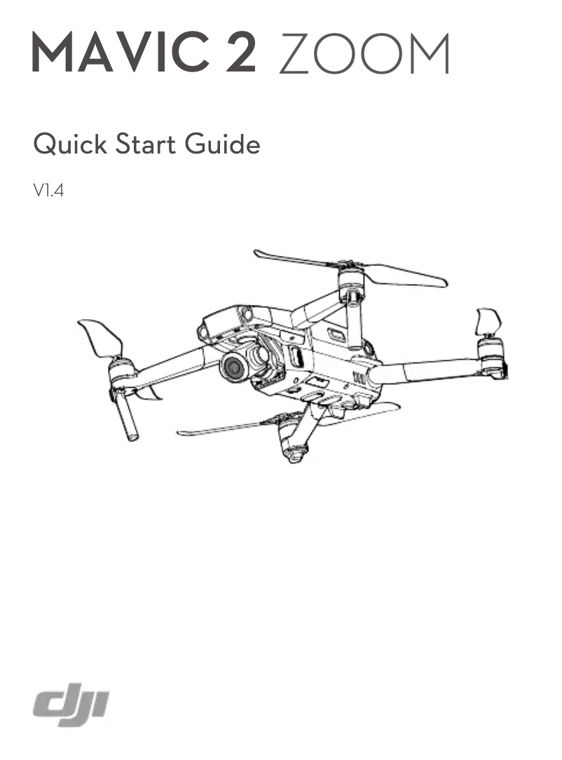 First page image of the manual for Mavic 2 Zoom