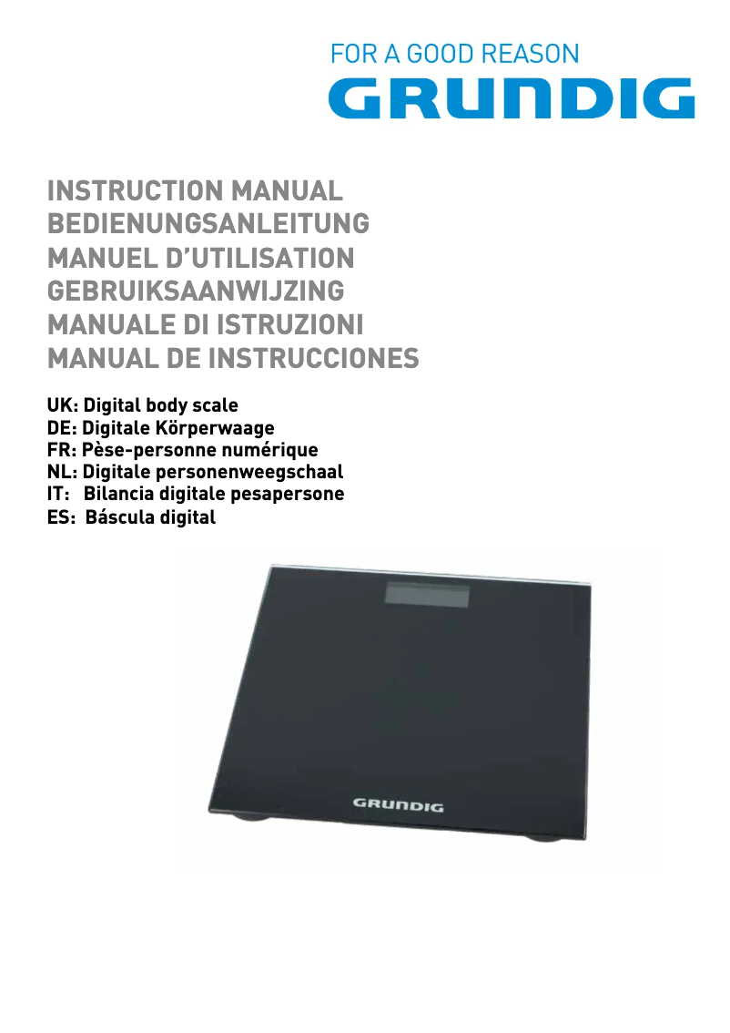 Page 1 of the manual User Manual Grundig 16425