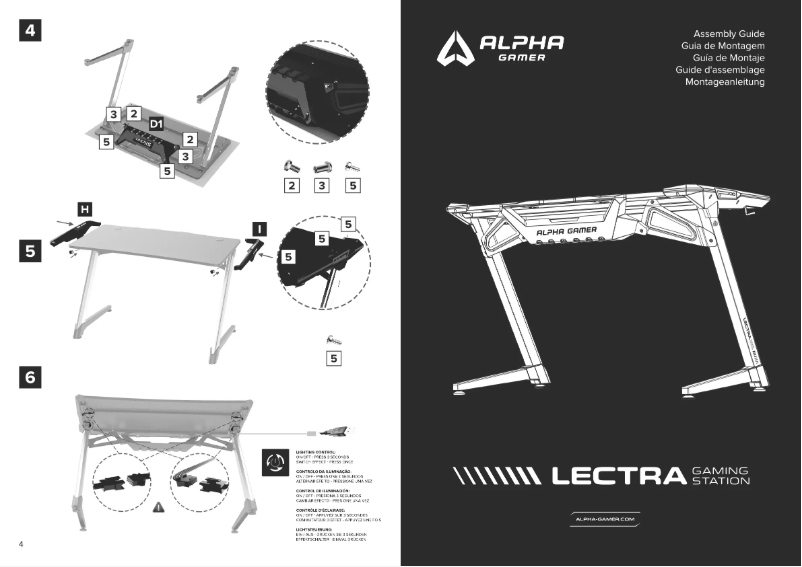Page 1 of the manual User Manual Alpha Gamer Lectra