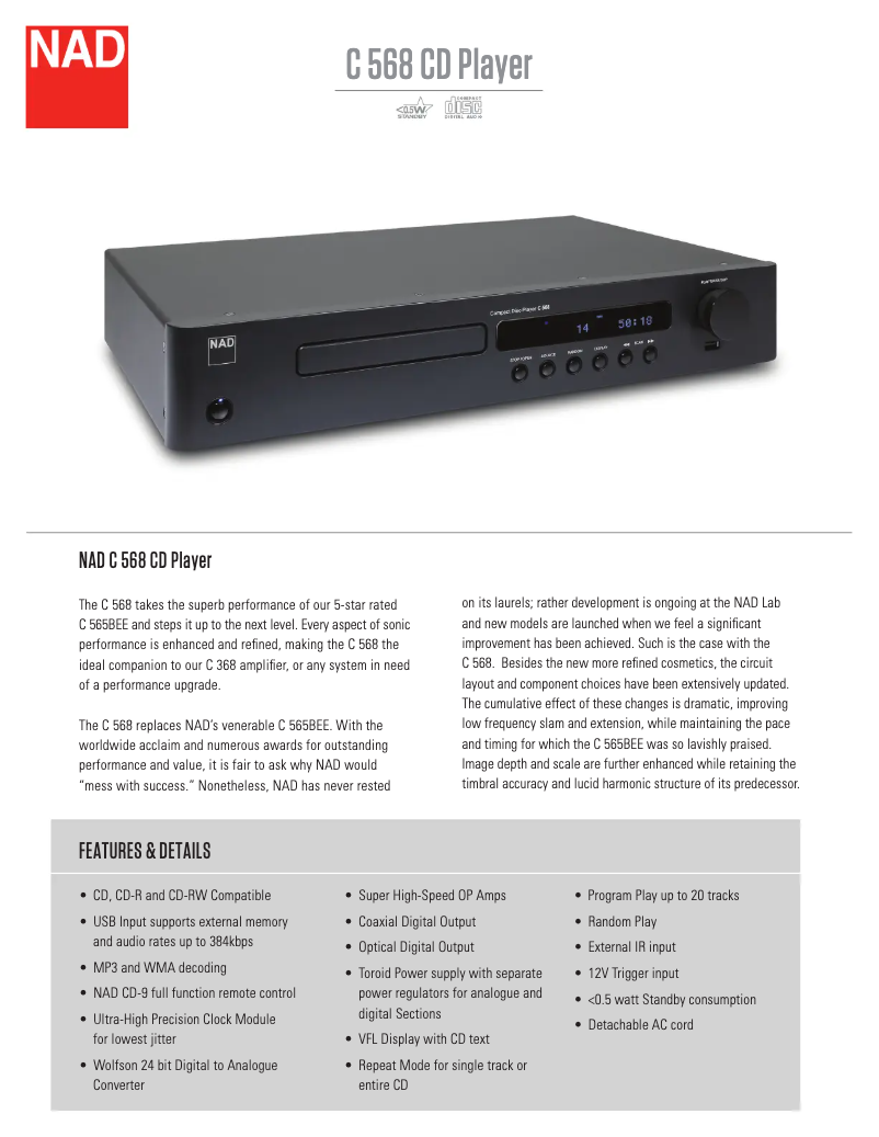 First page image of the manual for C 568