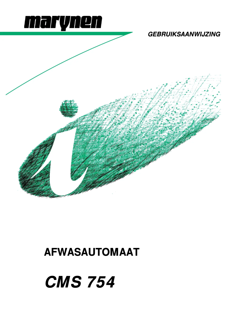 First page image of the manual for CMS 754