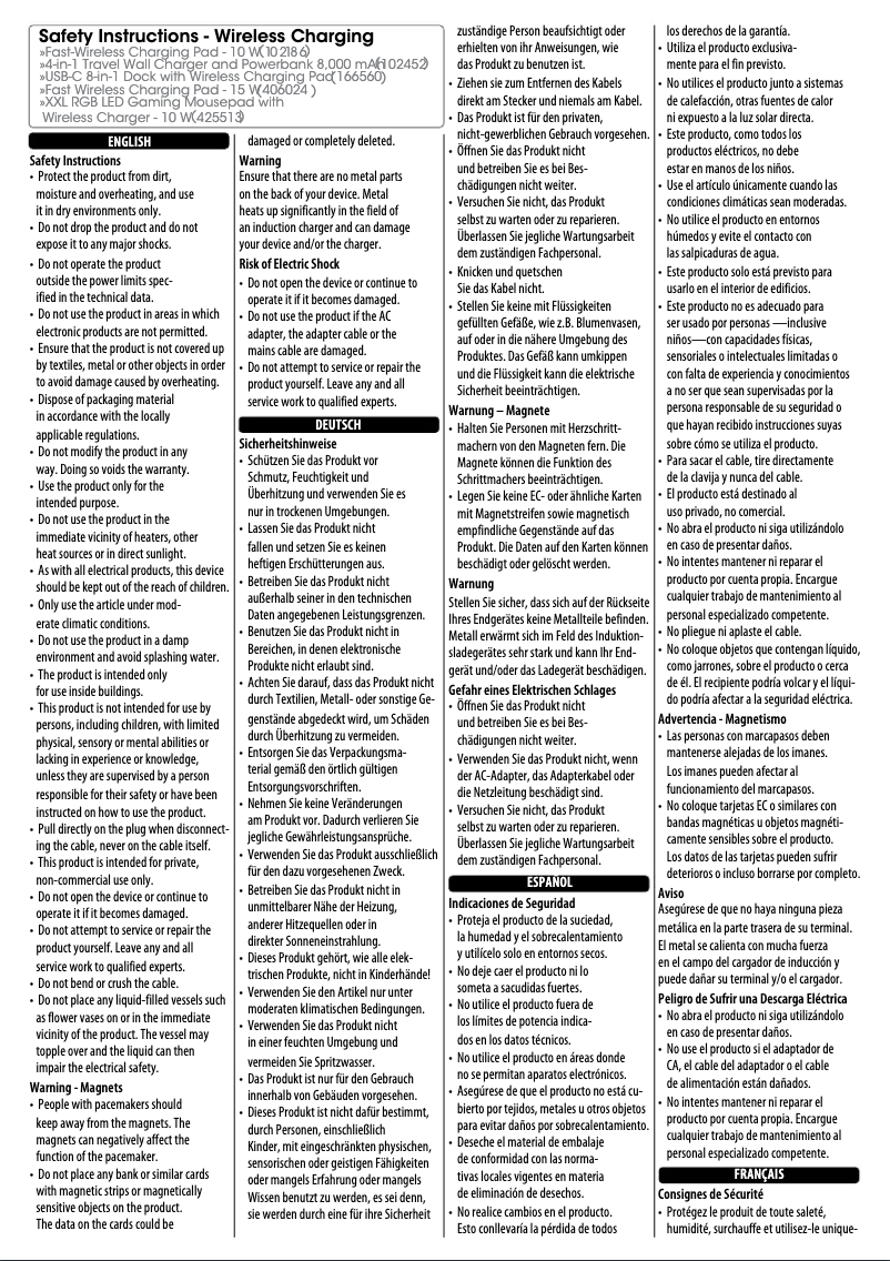 First page image of the manual for 166560