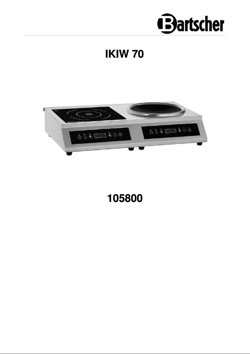 First page image of the manual for IKIW 70