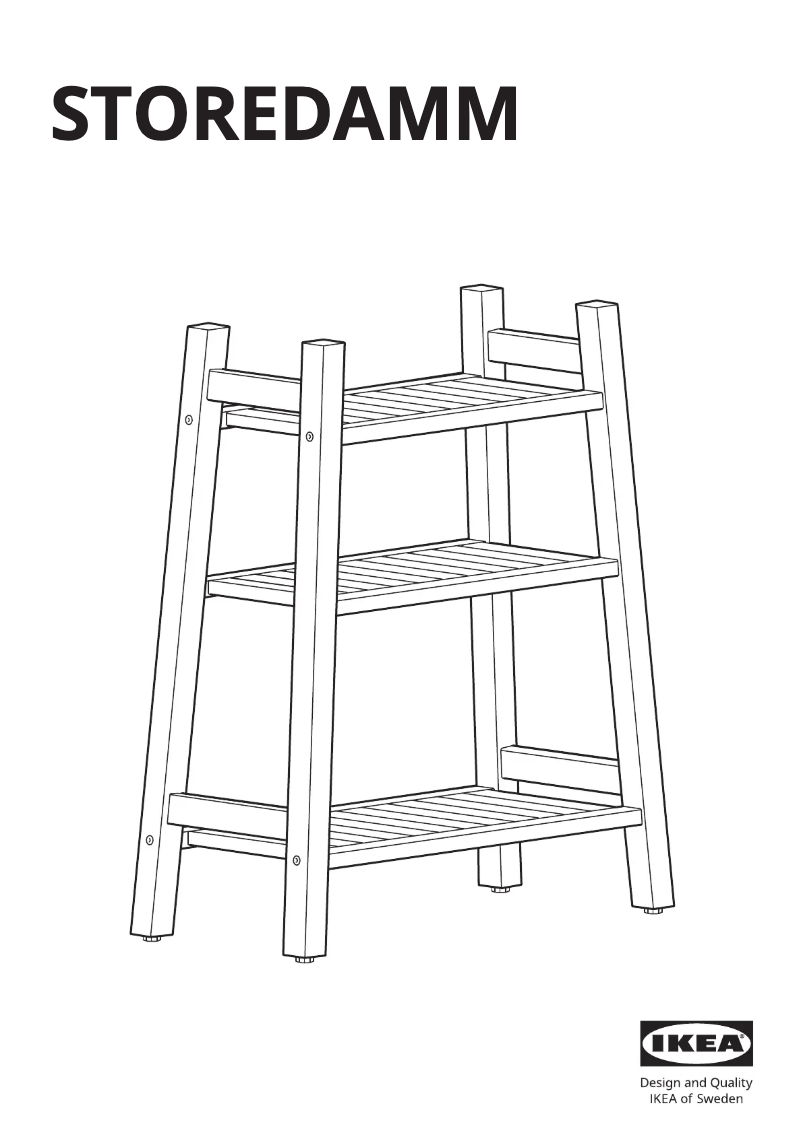 First page image of the manual for STOREDAMM 305.761.66