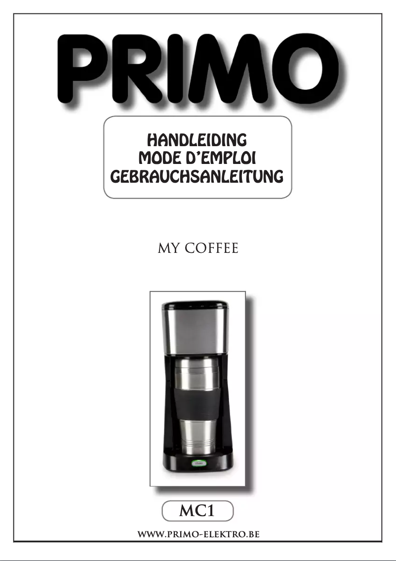 Page 1 of the manual User Manual Primo MC1
