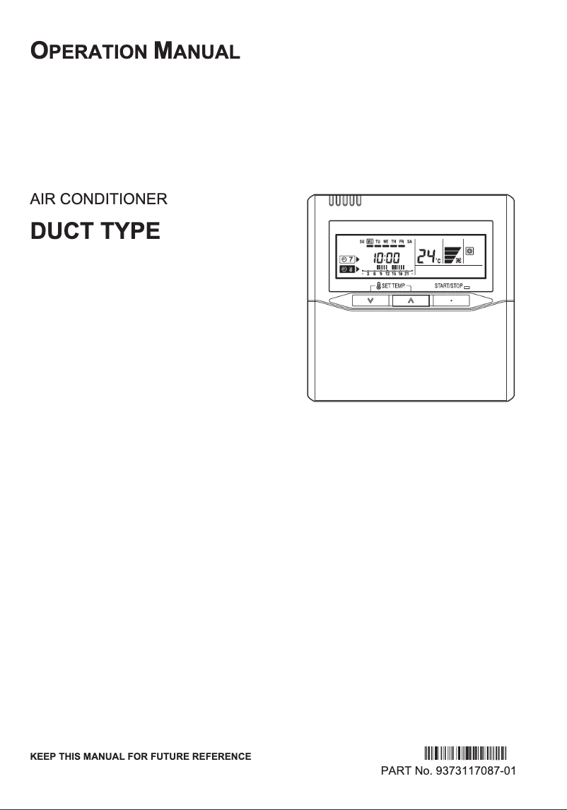 Image de la première page du manuel de l'appareil ARG36FUAN