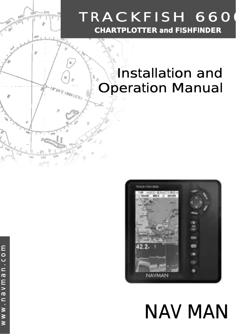 Page 1 of the manual User Manual Navman Trackfish 6600