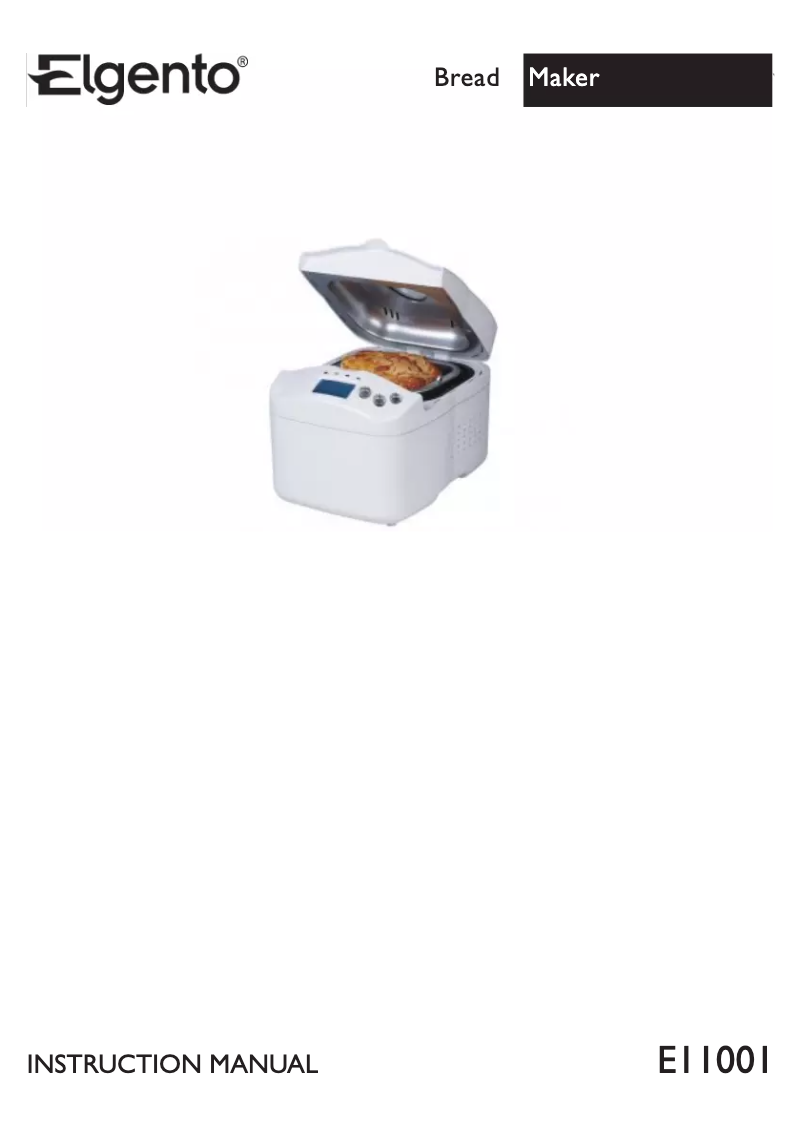 First page image of the manual for E11001