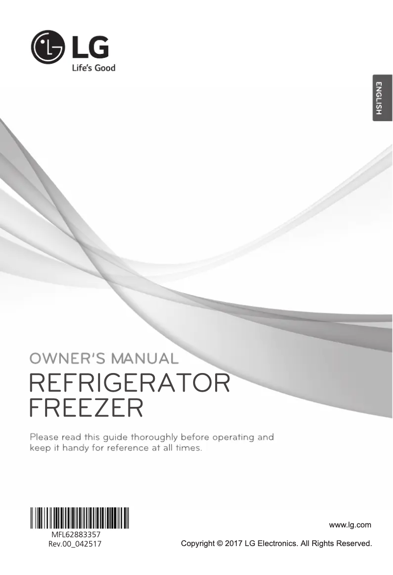 First page image of the manual for GC-B303SPHL