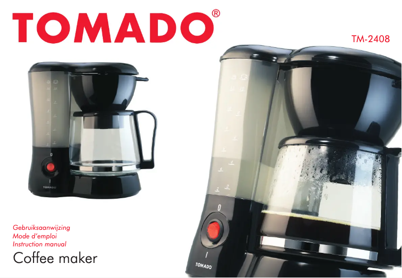 Page 1 of the manual User Manual Tomado TM-2408