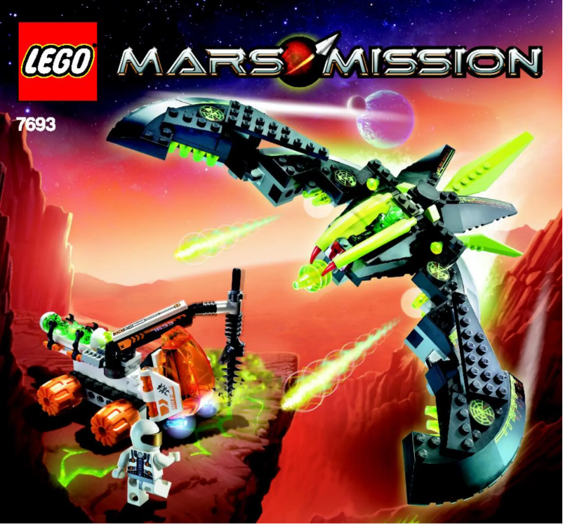 Page 1 of the manual User Manual Lego ETX Alien Strike