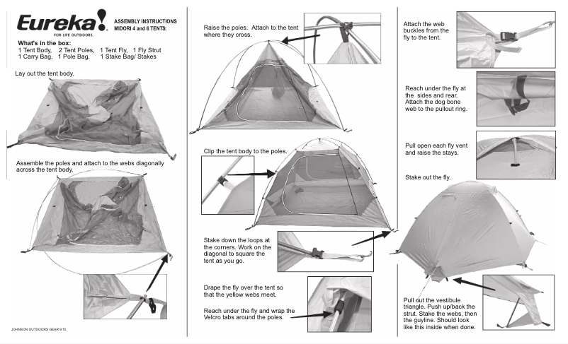 Page 1 of the manual User Manual Eureka Midori 4