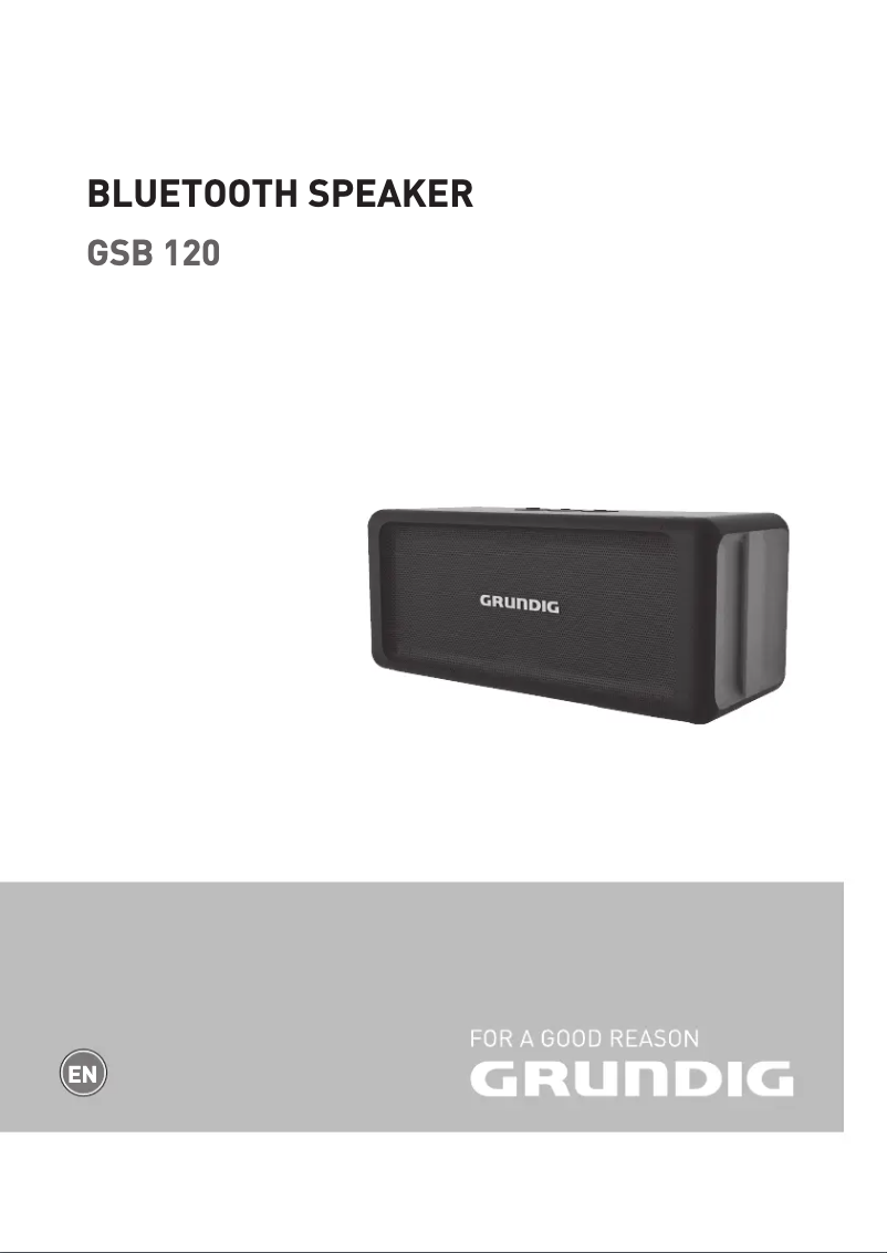 First page image of the manual for Bluebeat GSB 120