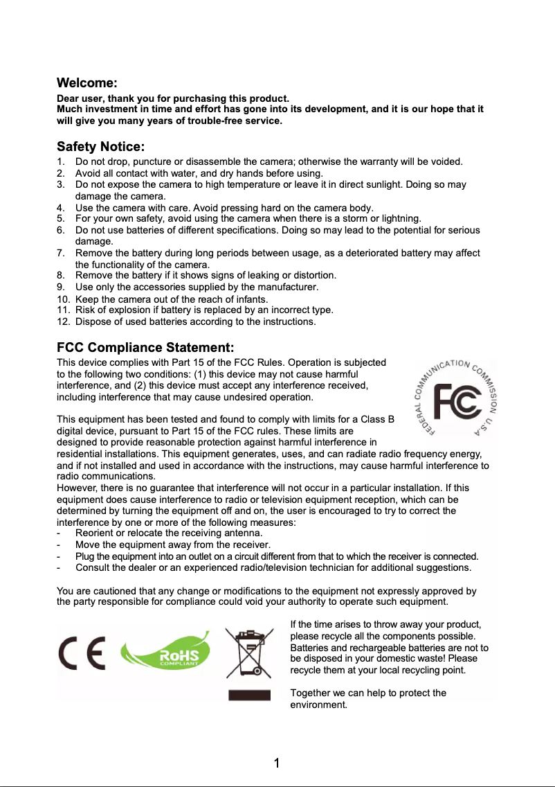 First page image of the manual for SeeMe HD