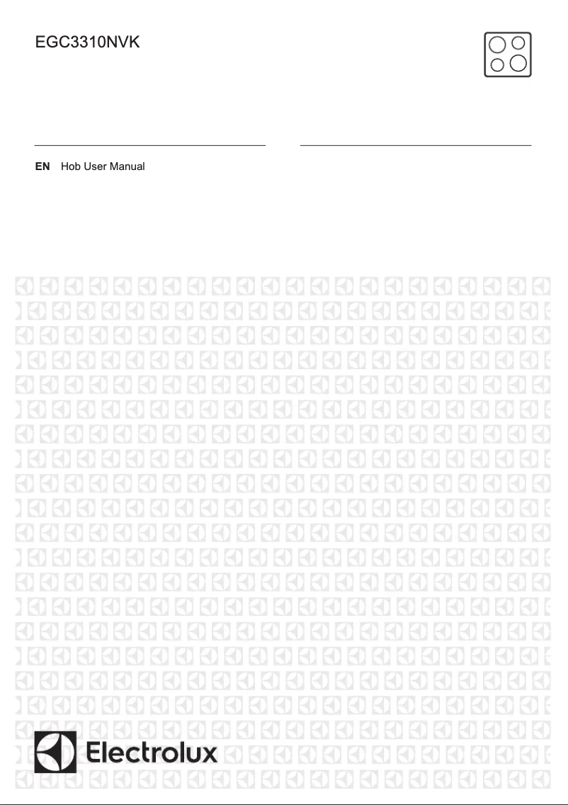 First page image of the manual for EGC3310NVK