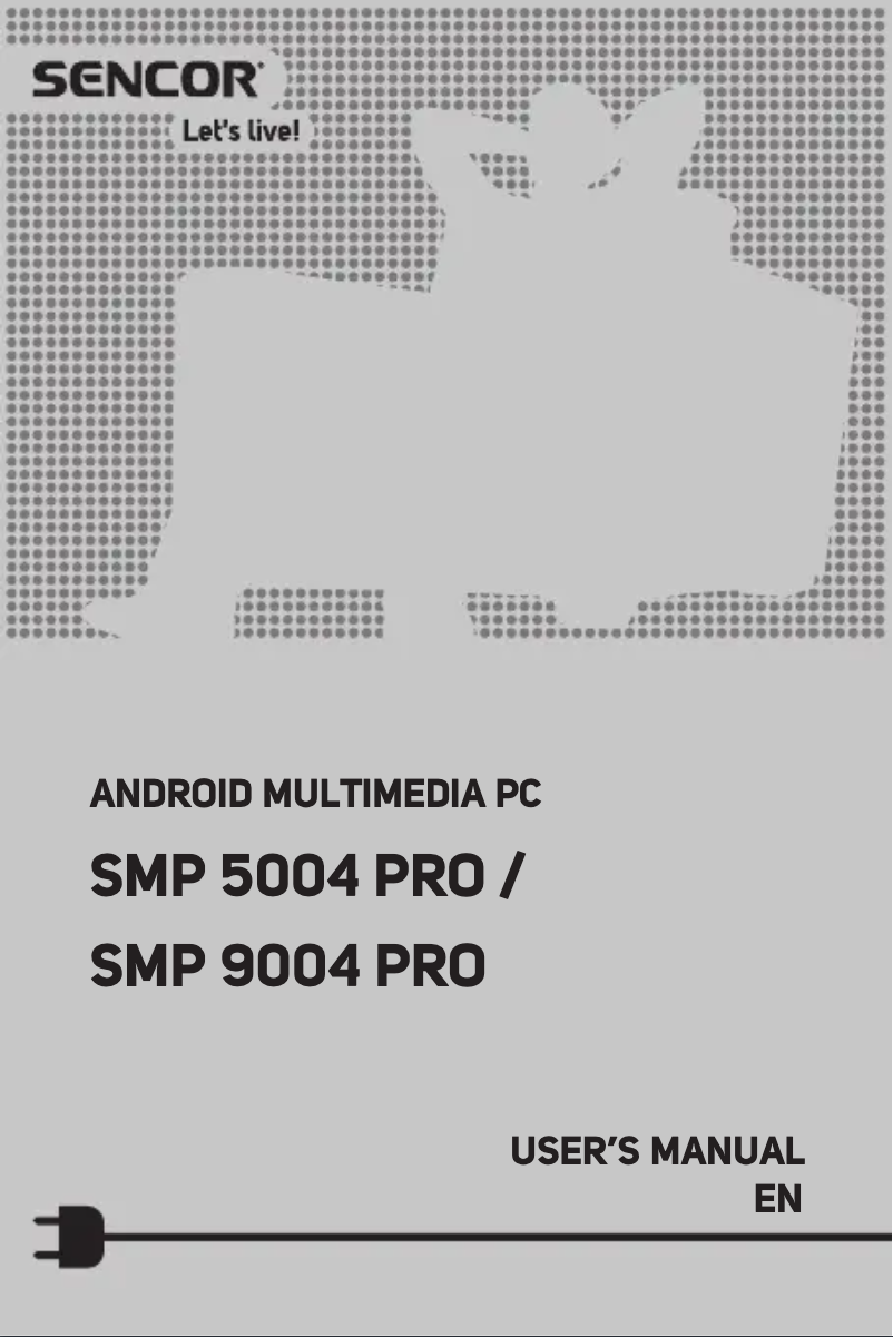 Page 1 of the manual User Manual Sencor SMP 9004 PRO