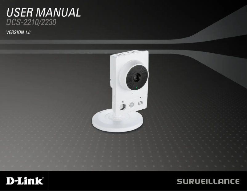 Page 1 of the manual User Manual D-Link DCS-2210