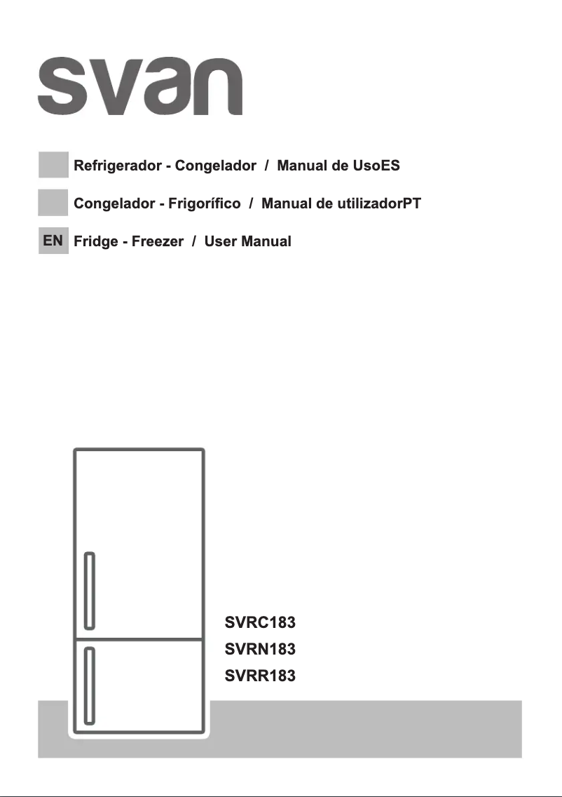 First page image of the manual for SVRC183