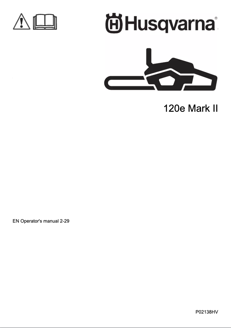 First page image of the manual for 120e Mark II