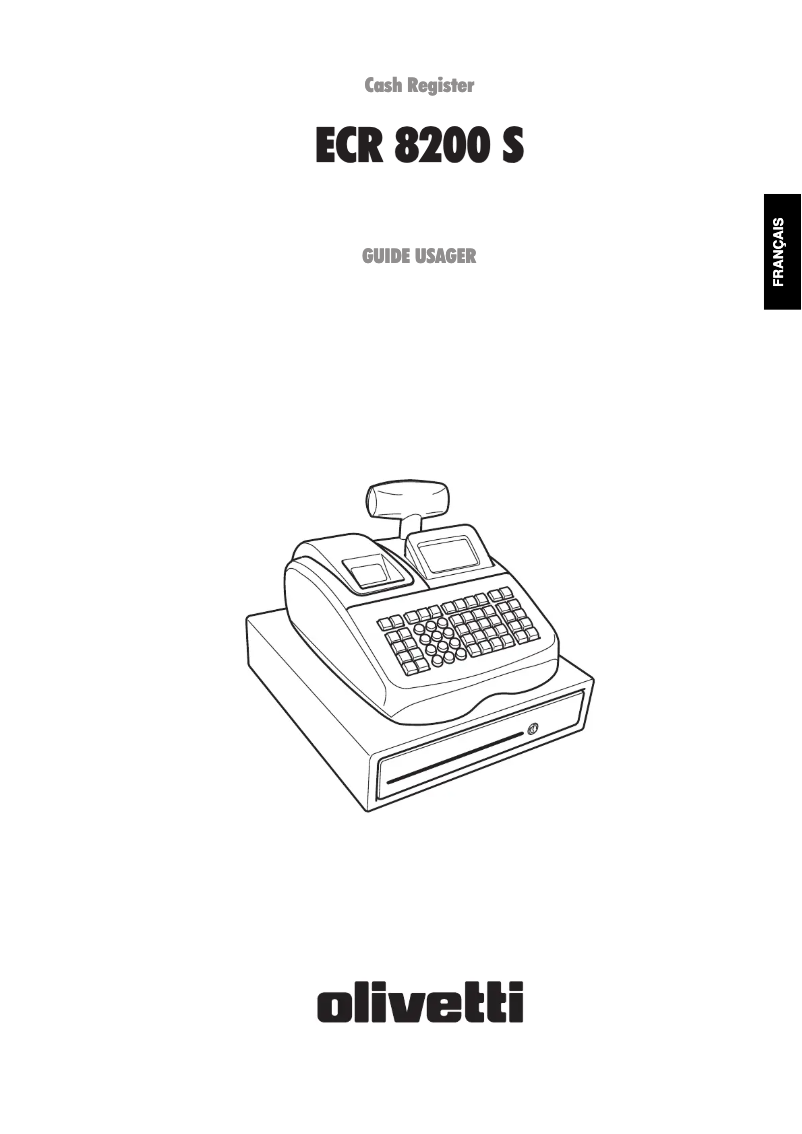 Page 1 of the manual User Manual Olivetti ECR 8200