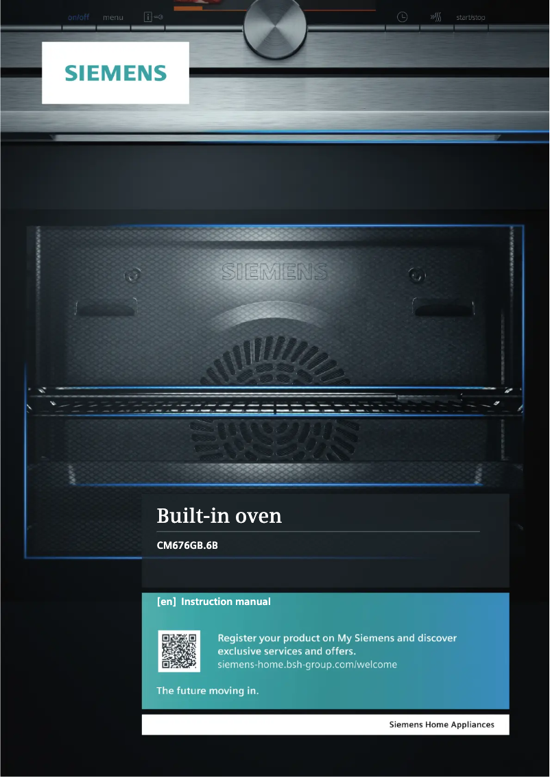 Page 1 of the manual User Manual Siemens CM676GBS6B