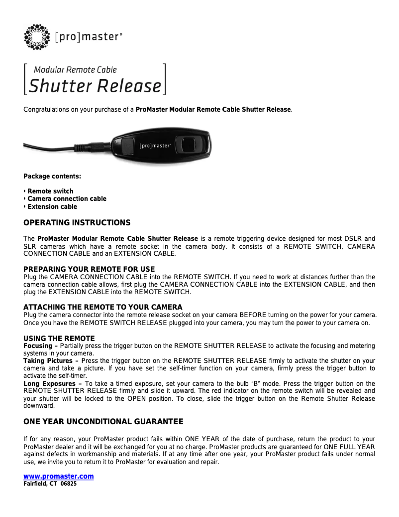 First page image of the manual for PRO5439