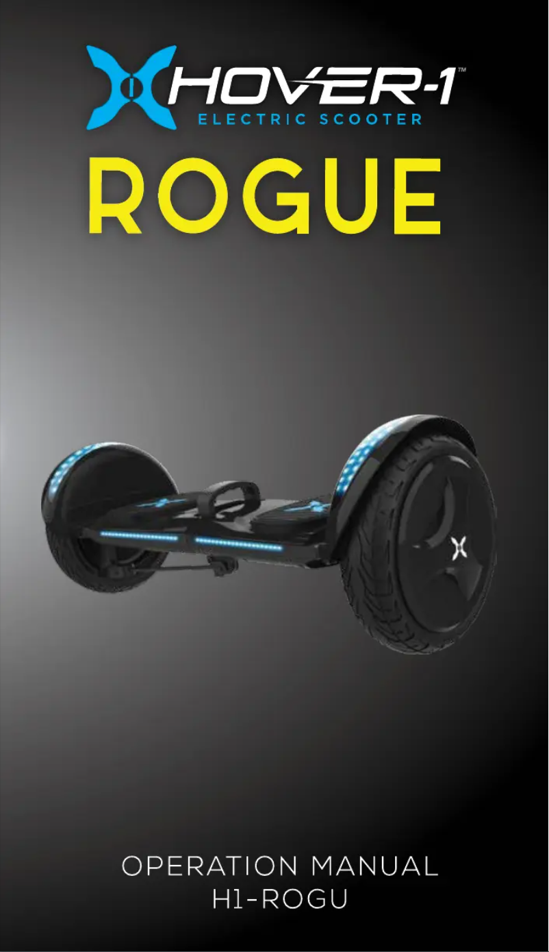 Page 1 of the manual User Manual Hover-1 Rogue