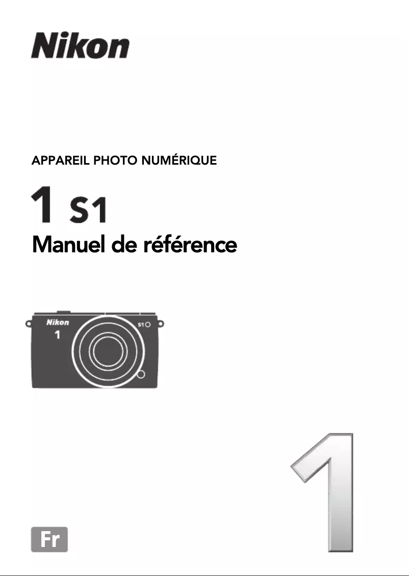 First page image of the manual for 1 S1