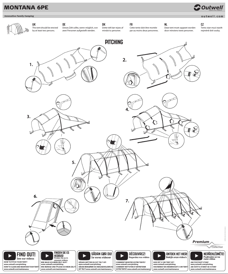 First page image of the manual for Montana 6PE