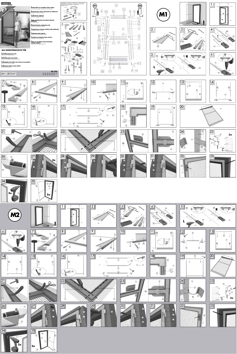 Page 1 de la notice Manuel utilisateur Powerfix QA 398