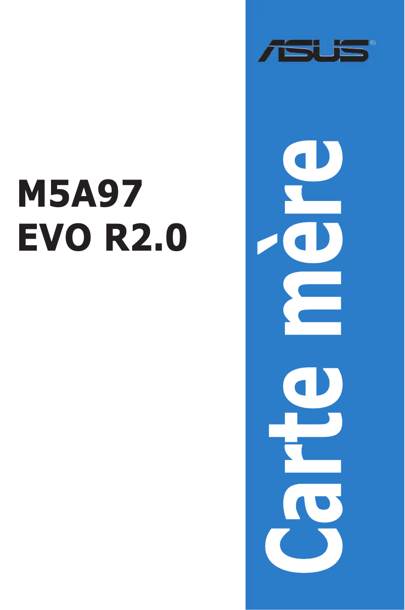 Page 1 of the manual User Manual Asus M5A97 EVO R2.0