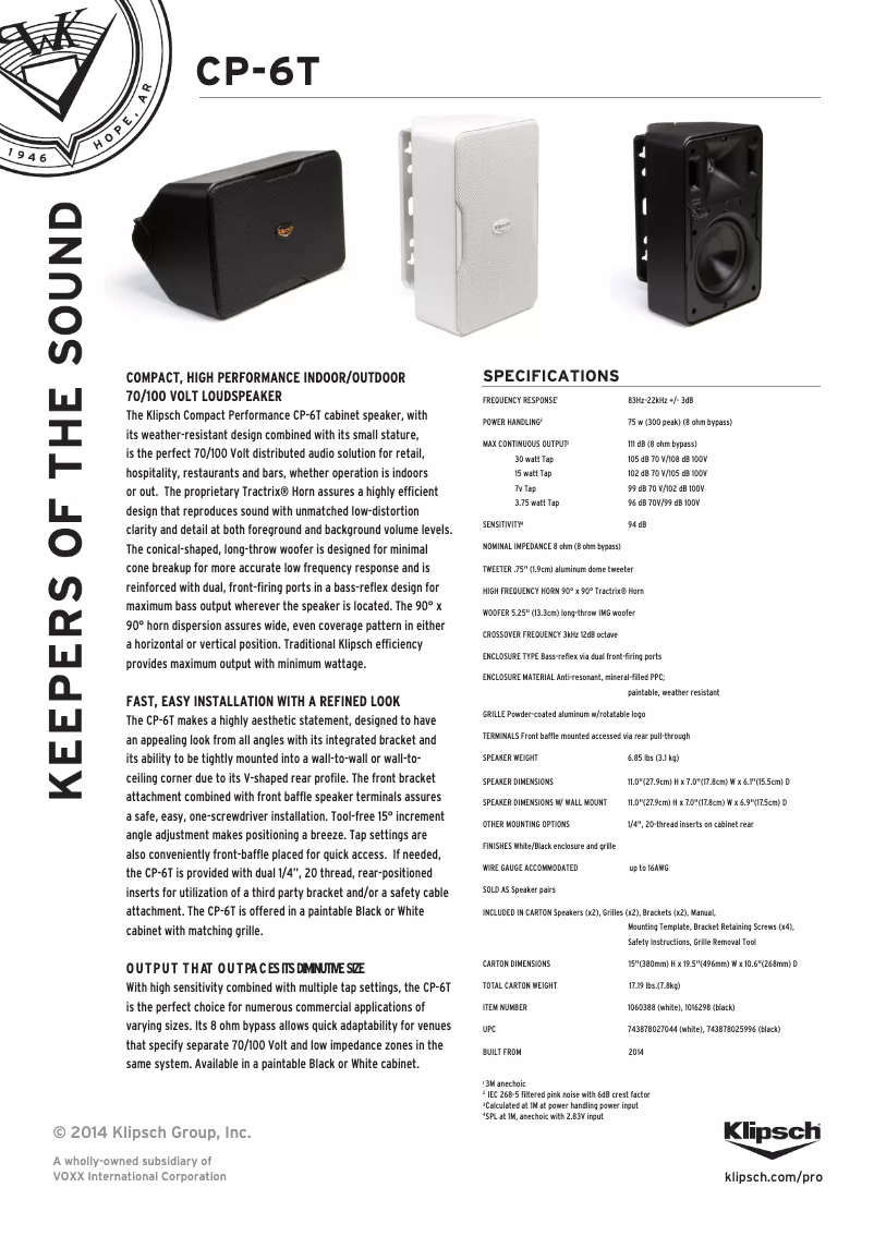 First page image of the manual for CP-4T