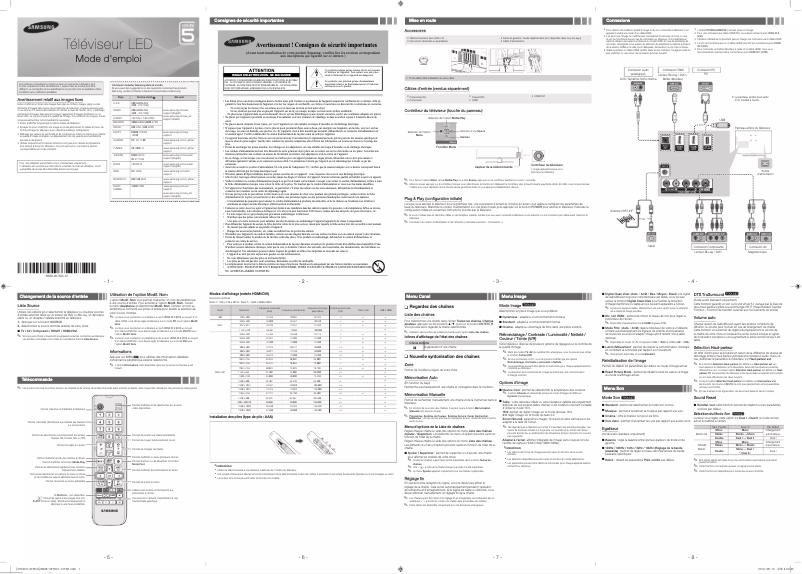 Page 1 of the manual User Manual Samsung UA48H5003AR