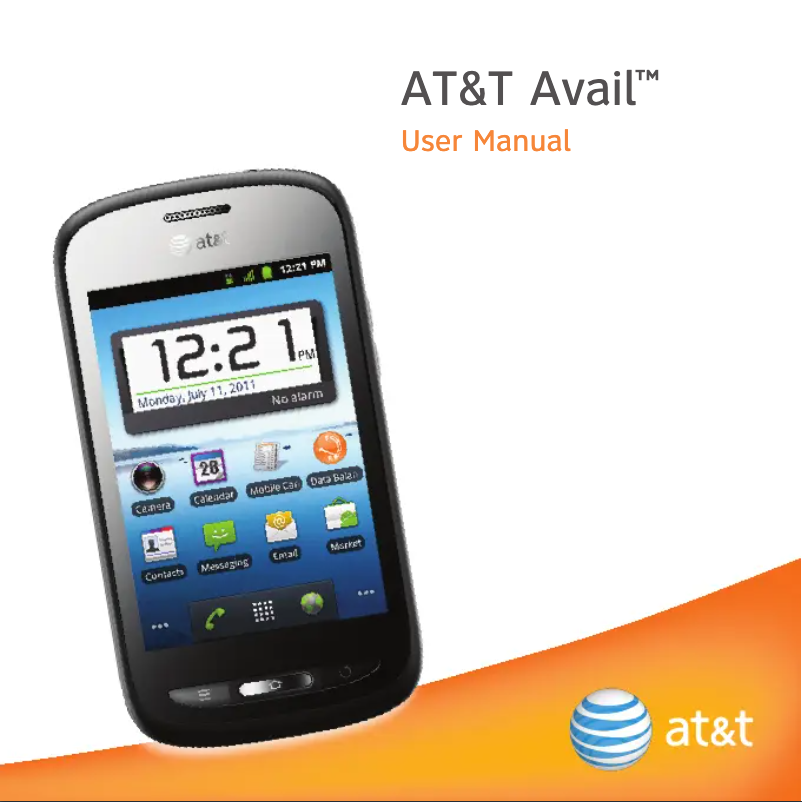 Page 1 of the manual User Manual ZTE Avail