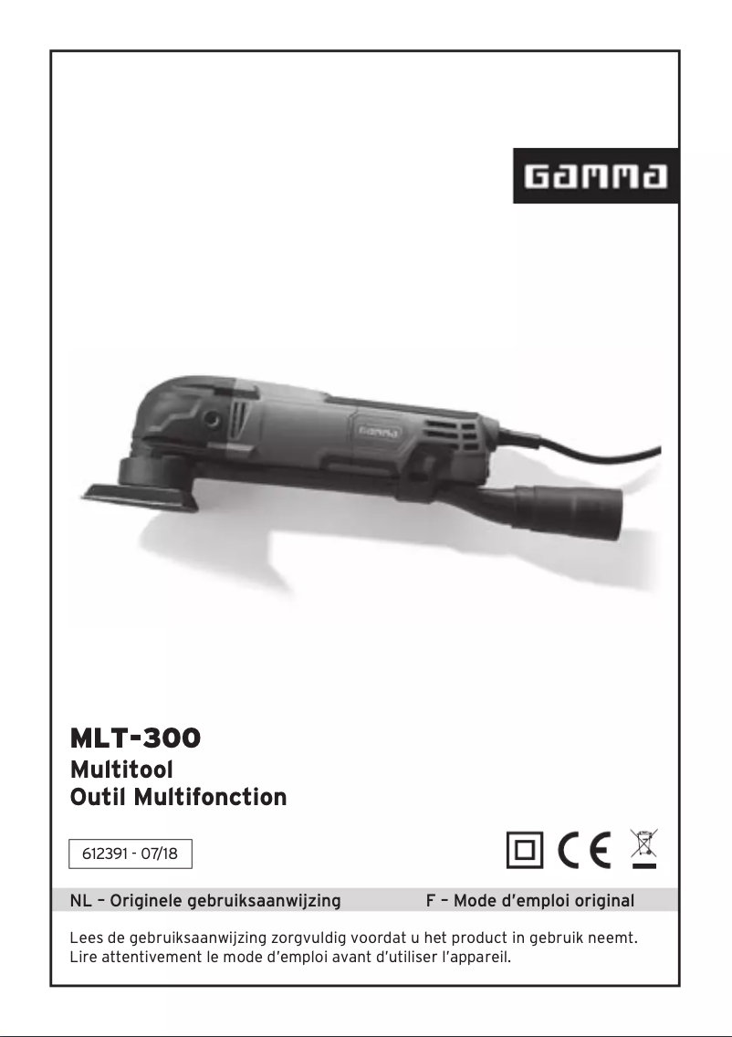 Page 1 of the manual User Manual Gamma MLT-300