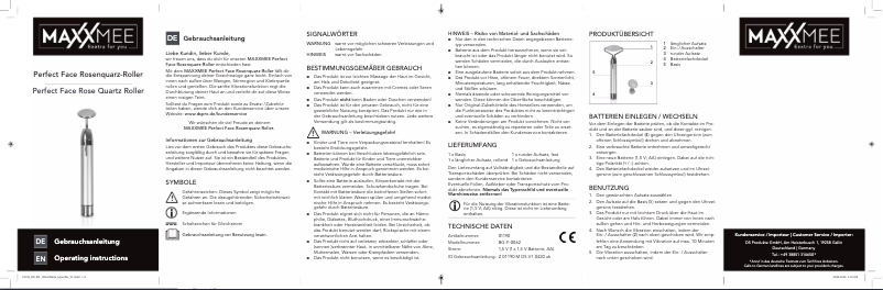 First page image of the manual for 01190