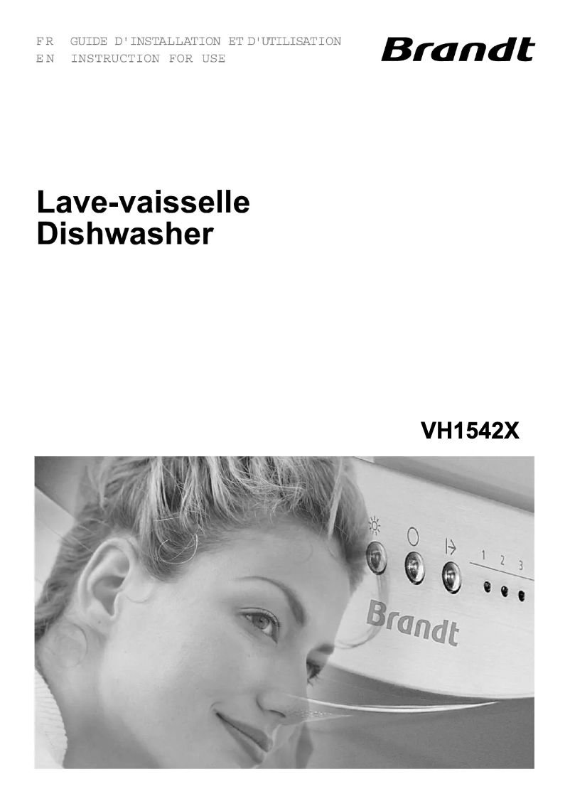 Page 1 of the manual User Manual Brandt VH1542X