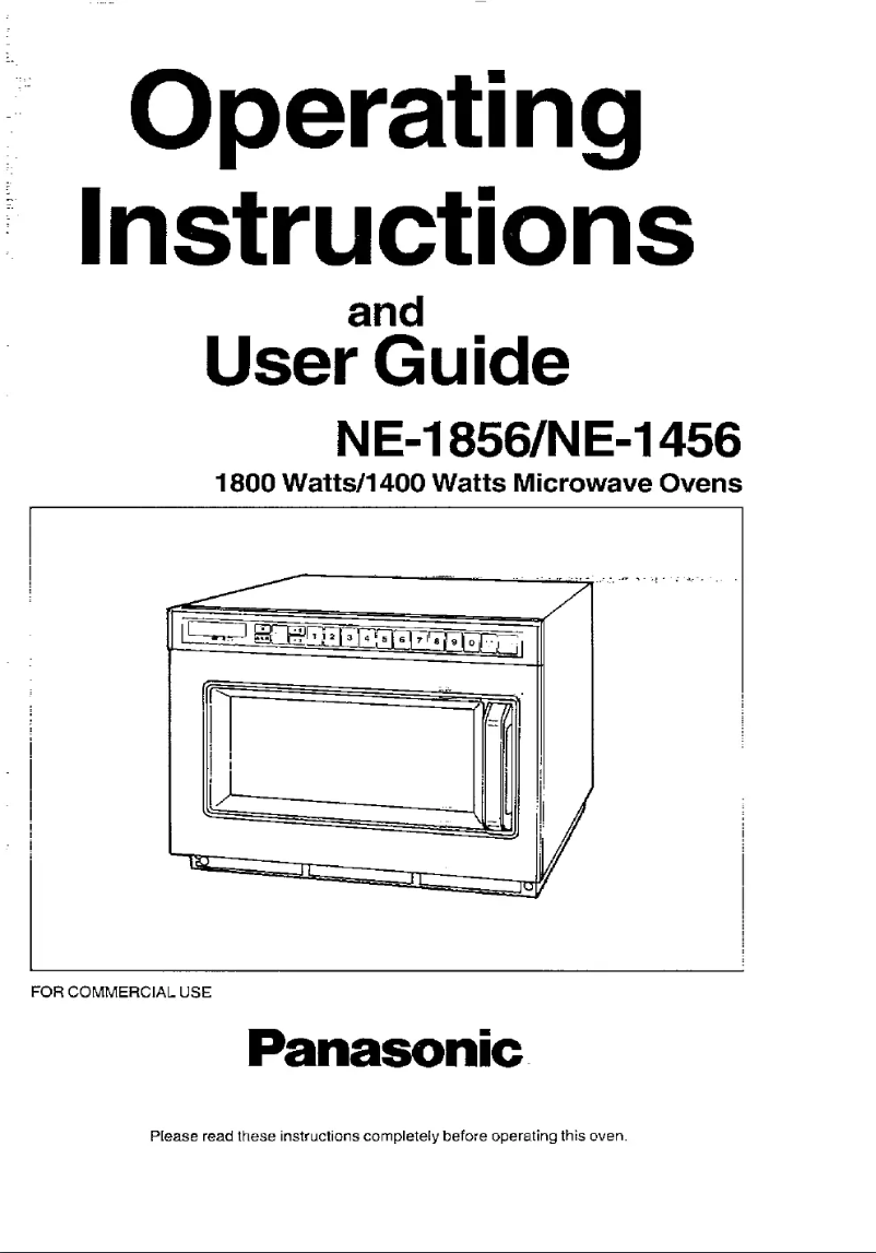 Page 1 of the manual User Manual Panasonic NE-1856
