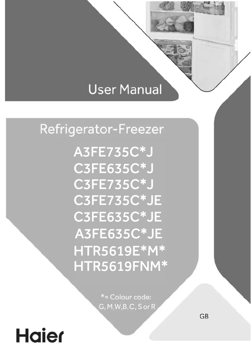 First page image of the manual for C3FE635CBJ