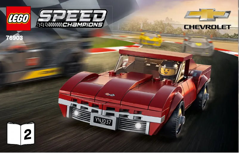 Page 1 of the manual Visual Instructions Lego Speed Champions 76903