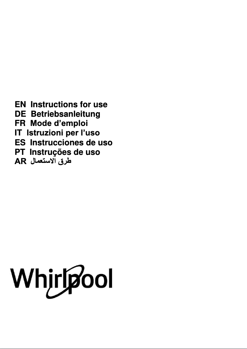 Page 1 of the manual User Manual Whirlpool AKR 754/1 UK IX