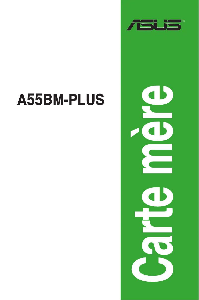 Page 1 of the manual User Manual Asus A55BM-PLUS