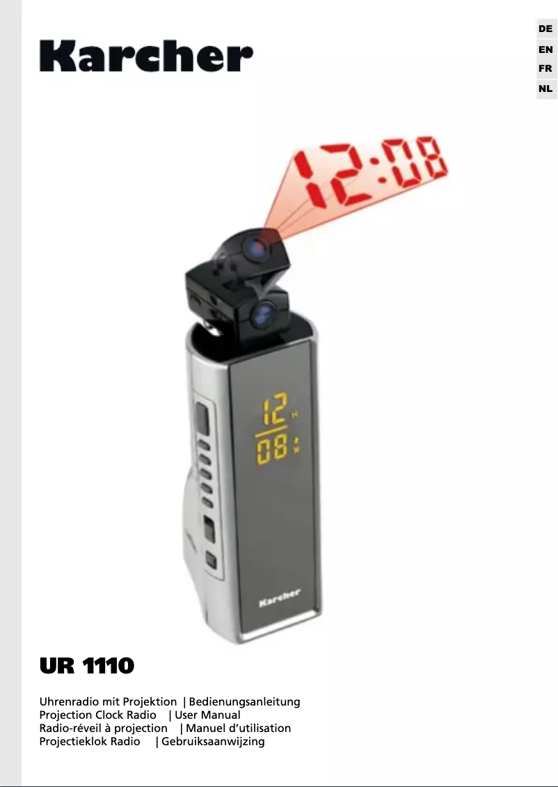 First page image of the manual for UR 1110