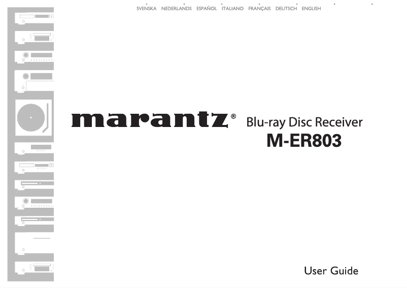 Page 1 of the manual User Manual Marantz MER803 Melody Movie