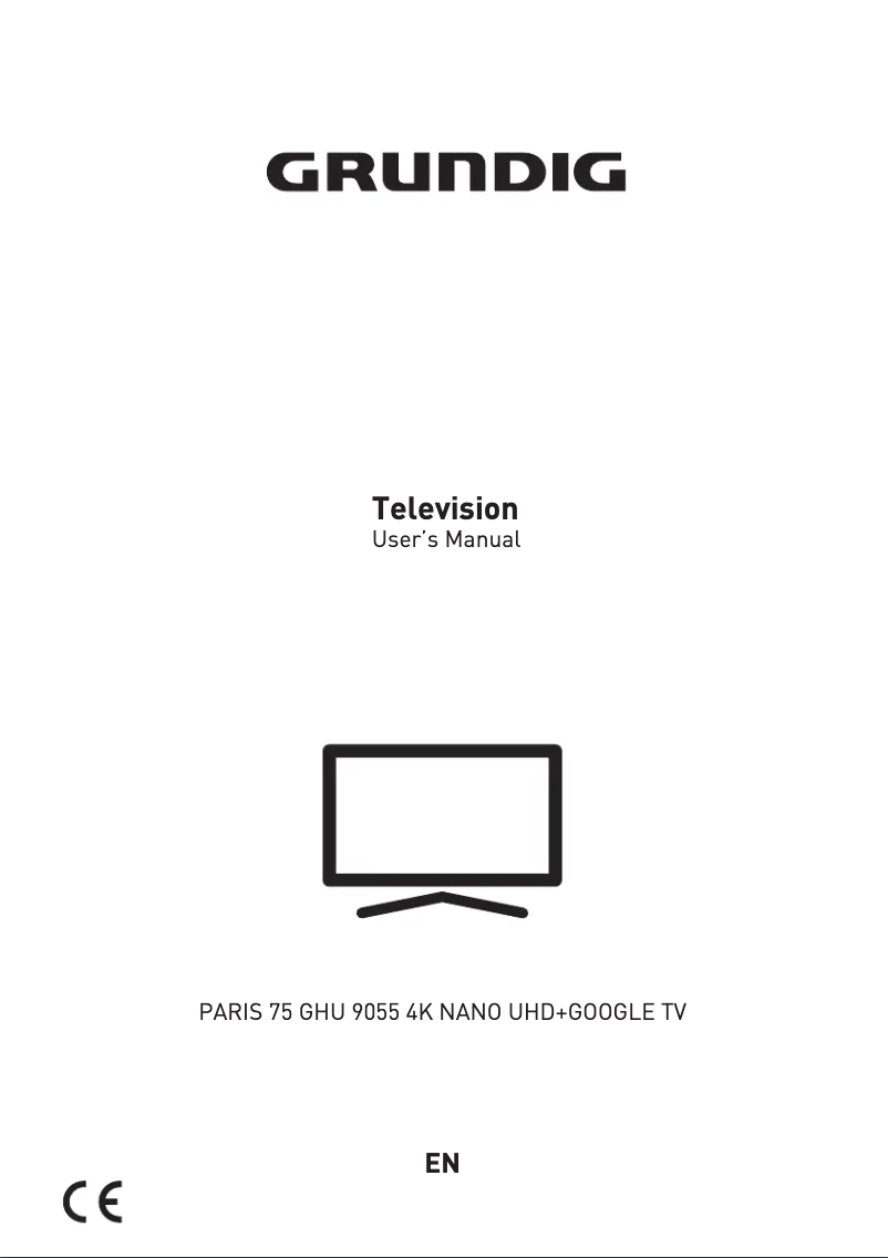 First page image of the manual for PARIS 75 GHU 9055 4K