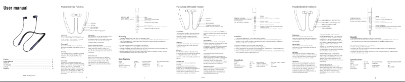 Page 1 of the manual User Manual Umidigi Ubeats