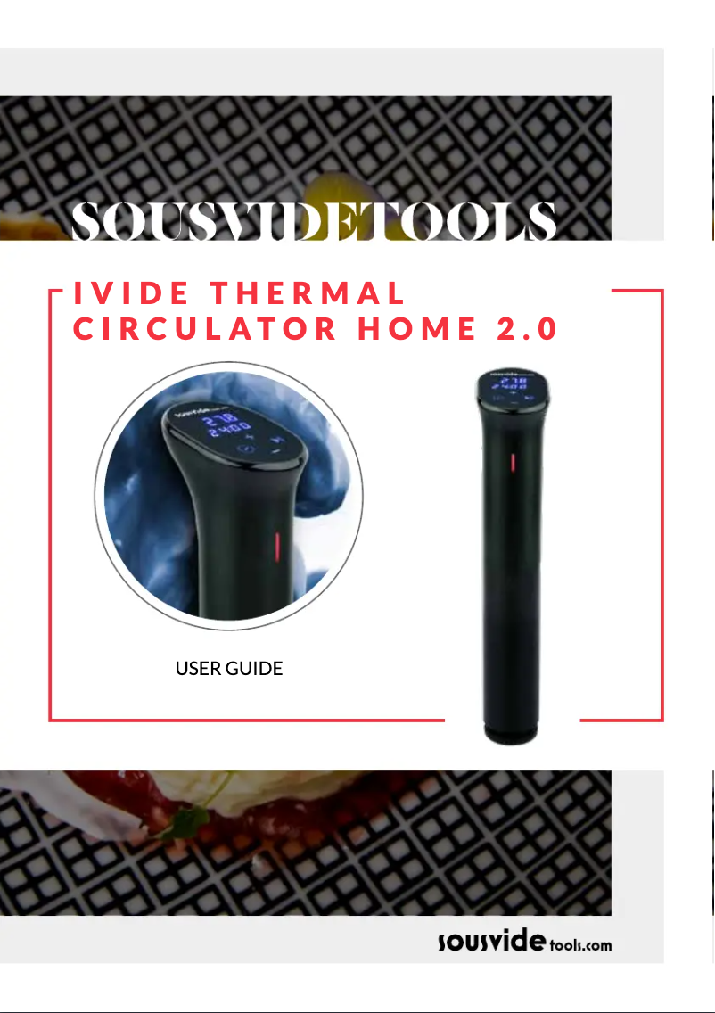 Page 1 of the manual User Manual SousVideTools 222645