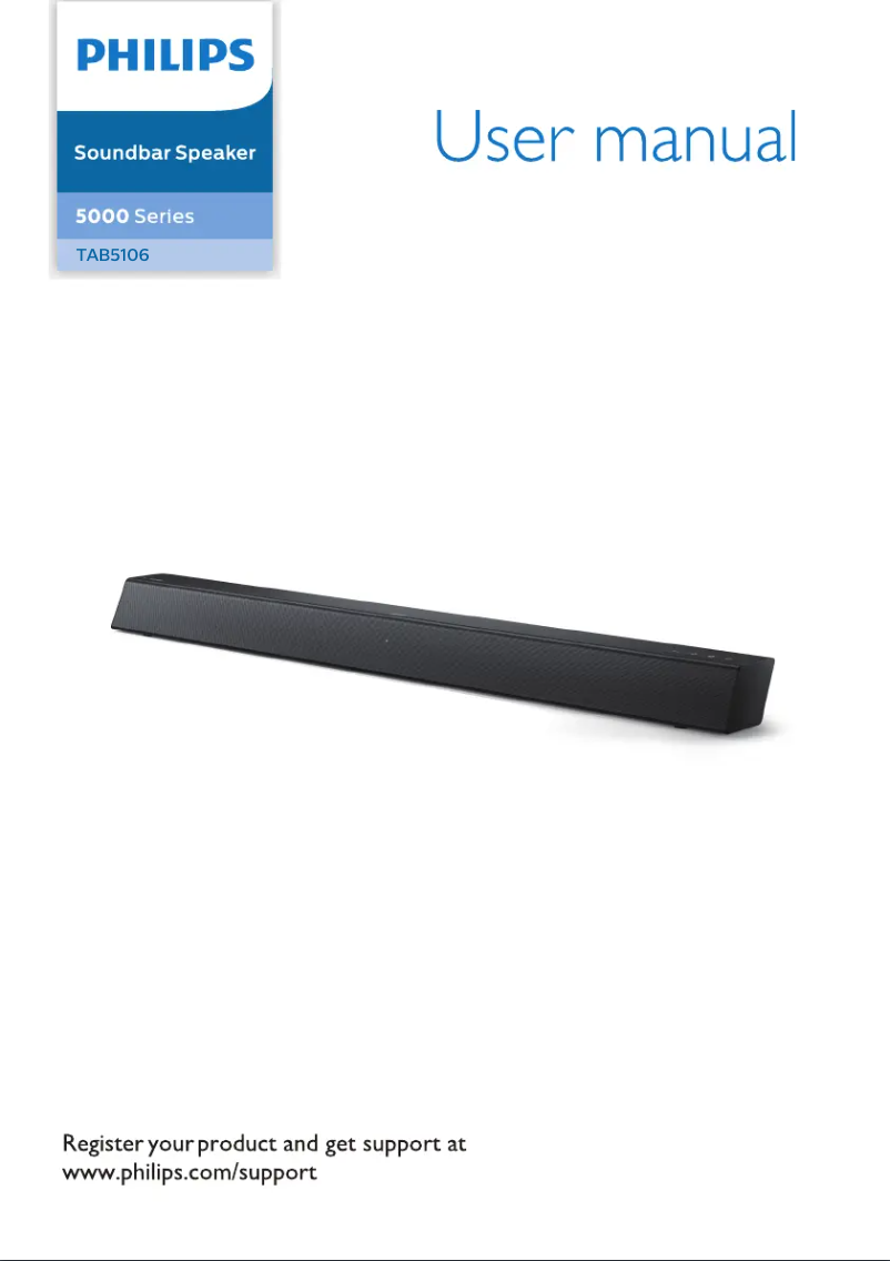 First page image of the manual for TAB5106