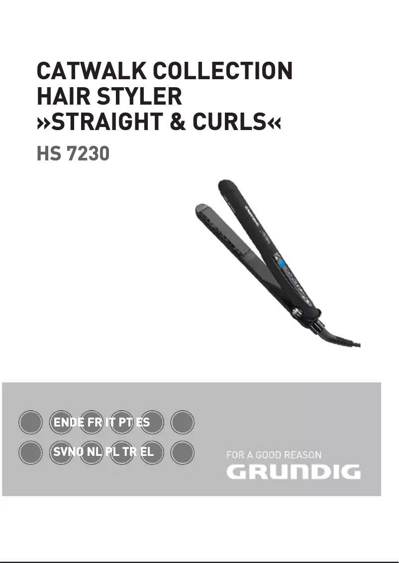 Page 1 of the manual User Manual Grundig HS 7230