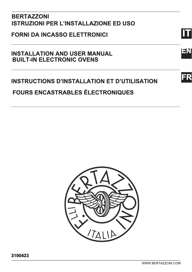 First page image of the manual for F609HEREKTNE